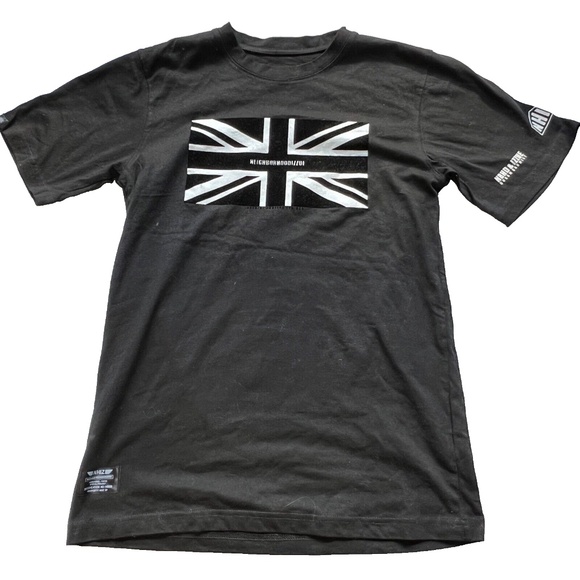 NHIZ Izzue Plus Neighborhood T-Shirt Union Jack Black XL Special Project Cotton - Picture 3 of 11